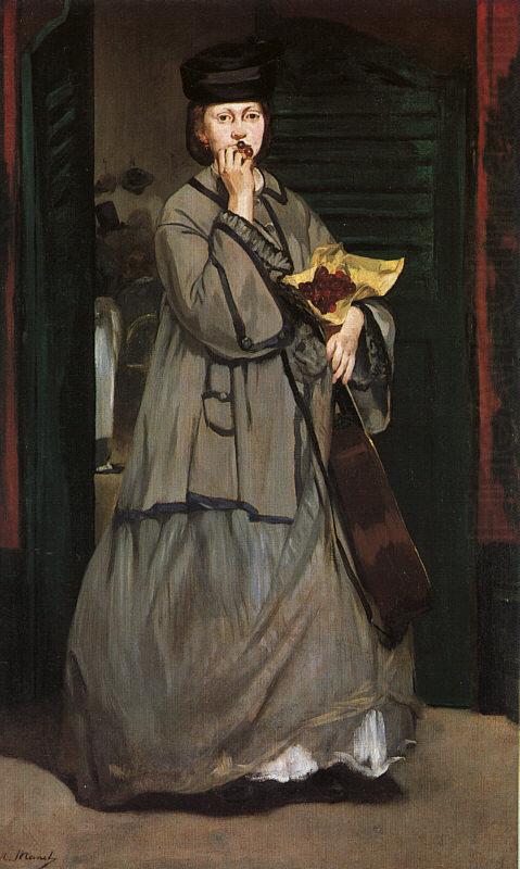 Street Singer, Edouard Manet